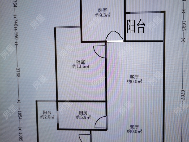 3室2廳2陽臺(tái) 金地珺悅戶型圖