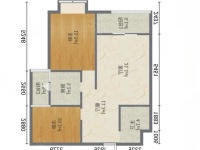 2室2廳1陽臺 金馬騰苑戶型圖