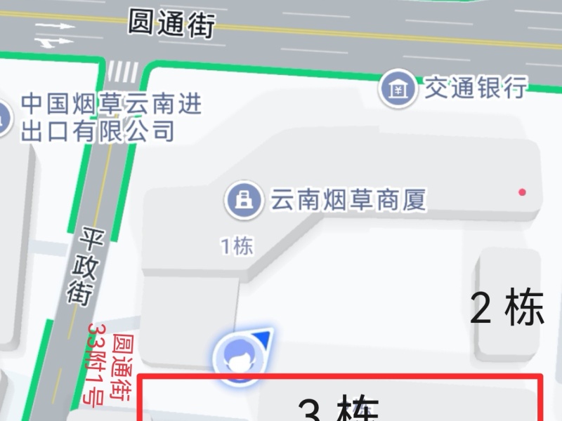 3室2厅1阳台 烟科研小区平面图