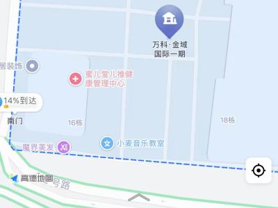 3室2廳2陽(yáng)臺(tái) 萬(wàn)科金域國(guó)際小區(qū)平面圖