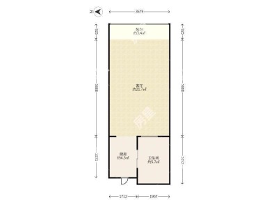 1室1廳1陽(yáng)臺(tái) 時(shí)尚家園