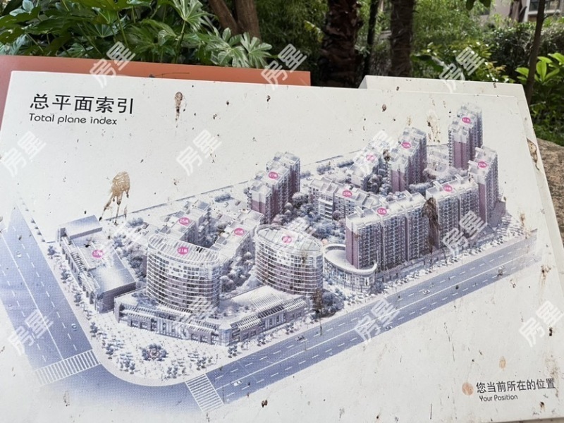 1室2廳2陽臺(tái) 理想紅樹灣公寓小區(qū)平面圖