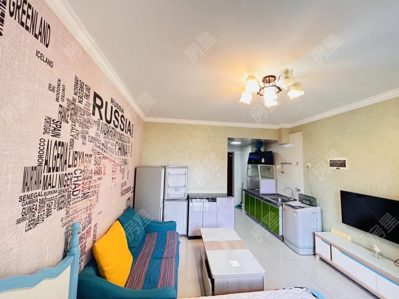 1室1廳1陽臺 錦悅四季花園小區(qū)客廳