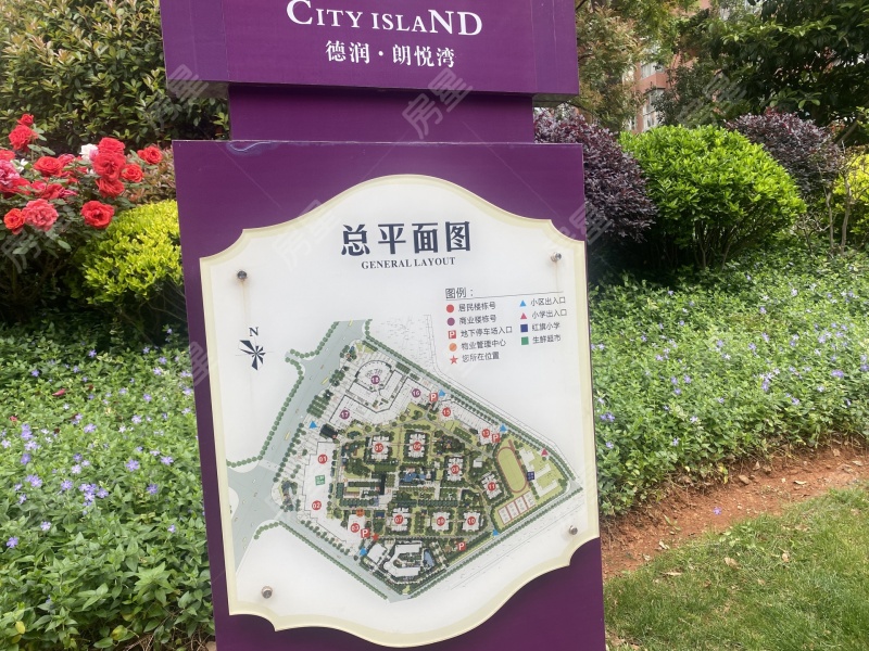 德润朗悦湾小区平面图