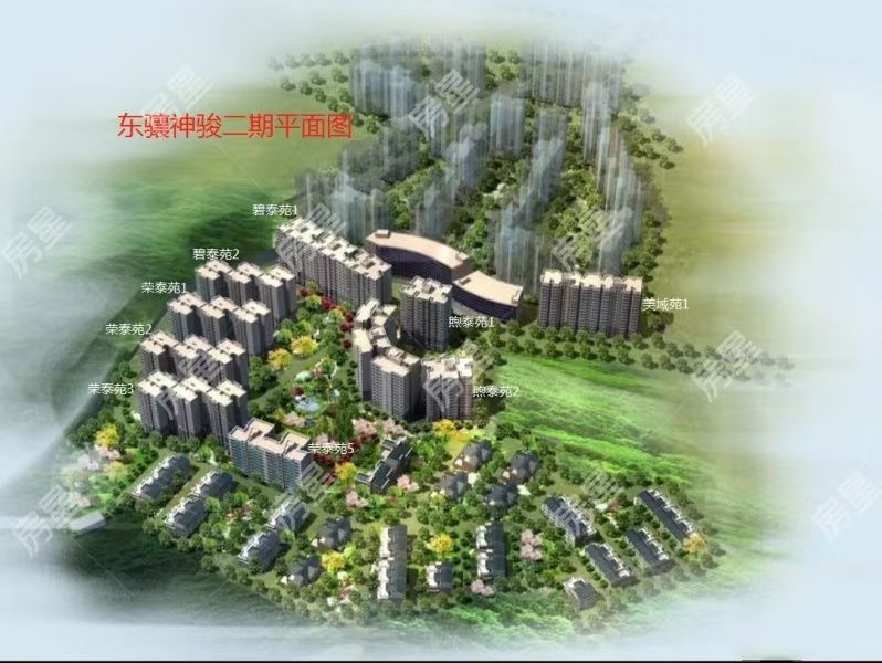 3室2廳2陽(yáng)臺(tái) 東驤神駿二期小區(qū)平面圖