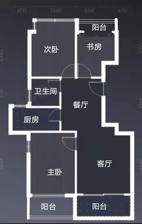 中建龙熙壹号二期户型图
