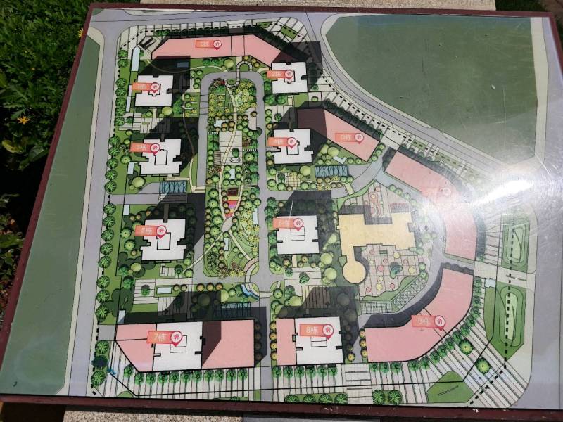 3室2廳2陽臺 潤城二區(qū)小區(qū)平面圖