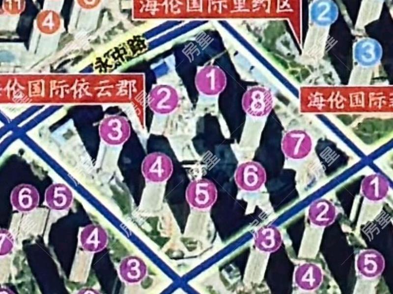 海伦国际依云郡小区平面图