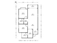 2室2廳2陽臺 金域緹香戶型圖