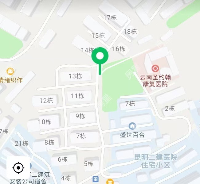 3室2廳1陽臺(tái) 盛世豪庭四期小區(qū)平面圖