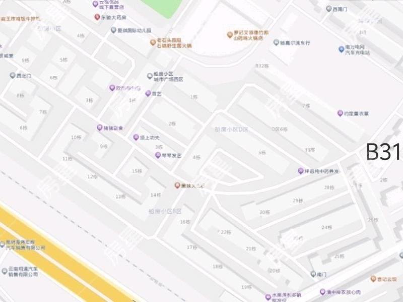 船房小区小区平面图
