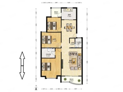 3室2廳 住佳商宇