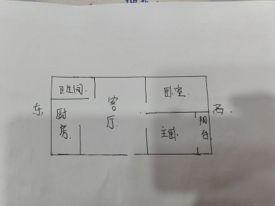 2室1廳1陽(yáng)臺(tái) 有色地質(zhì)局職工宿舍