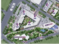 3室2廳1陽臺(tái) 龍湖天璞A1地塊小區(qū)平面圖