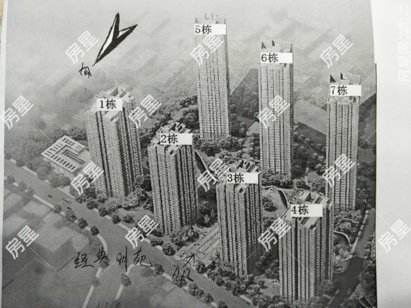 经典明苑小区平面图