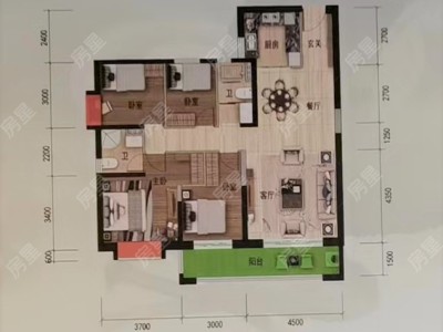 4室2廳1陽臺 碧桂園龍騰世家一期