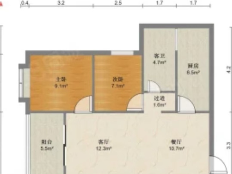 万科城阅峰上户型图