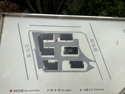 3室2廳1陽臺 上悅天地一期小區(qū)平面圖