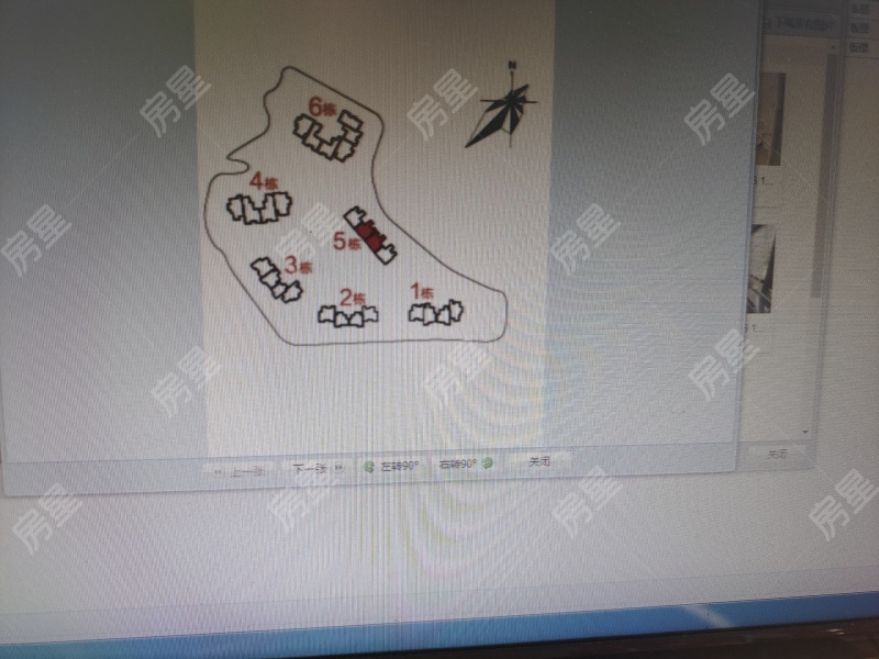 4室2廳1陽(yáng)臺(tái) 假日城市芳華小區(qū)平面圖