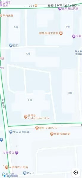 3室2廳1陽(yáng)臺(tái) 財(cái)政廳宿舍（華山東路后門(mén)1號(hào)）小區(qū)平面圖