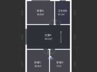 5室3廳2陽臺 果林湖畔別墅戶型圖