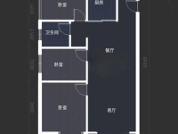 3室2廳1陽(yáng)臺(tái) 彩云城辰灣戶(hù)型圖