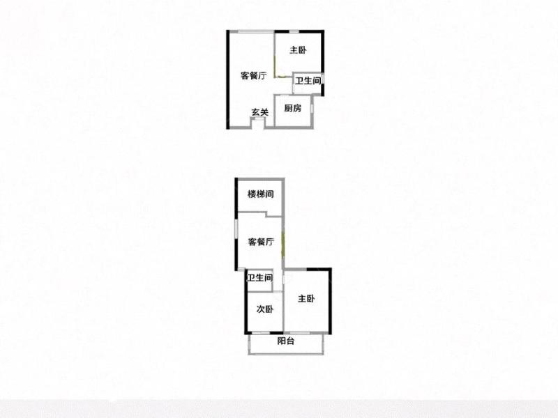 3室2廳2陽臺 山海灣戶型圖