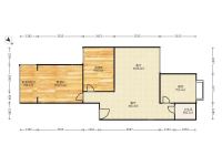 2室2廳1陽臺 船房小區(qū)戶型圖
