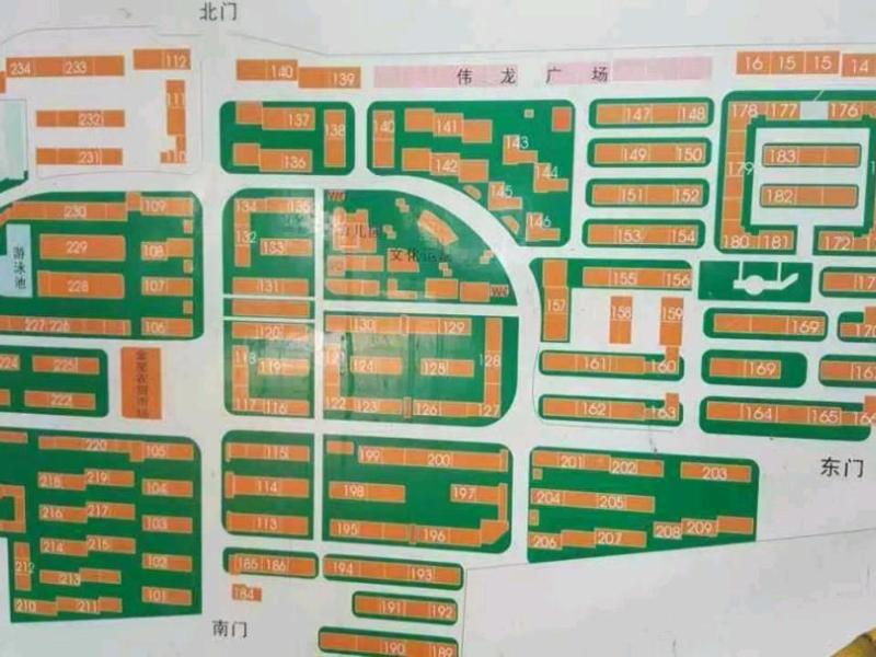 2室2廳1陽臺 金星小區(qū)小區(qū)平面圖