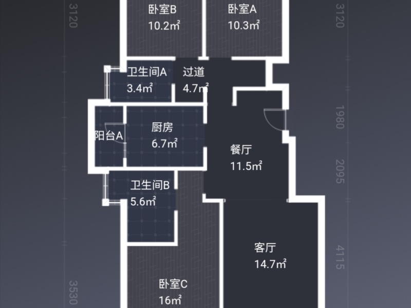 筑友双河湾博雅苑户型图