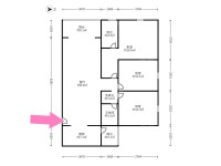 3室2廳1陽臺 潤城四區(qū)戶型圖