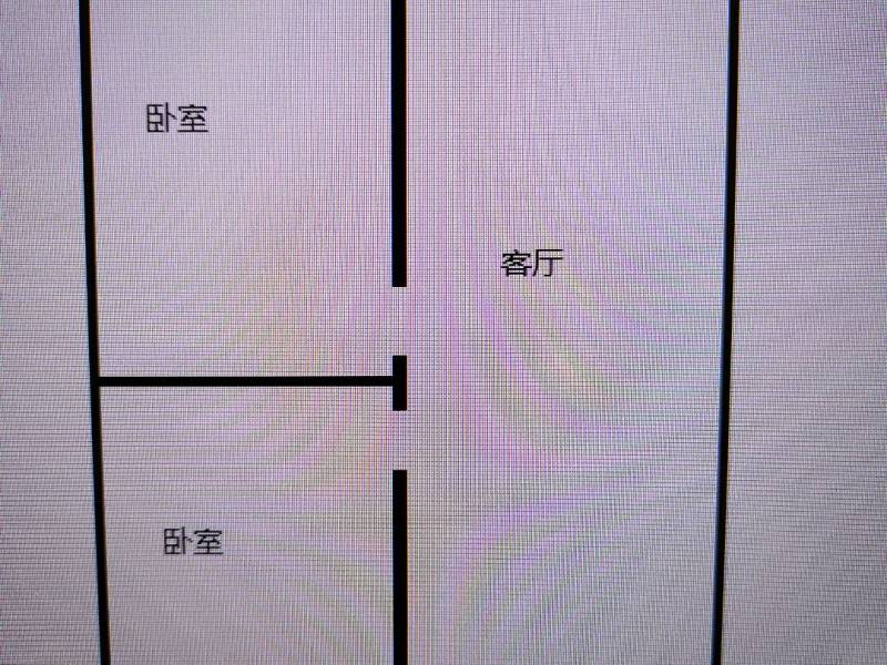 2室2廳1陽(yáng)臺(tái) 托福園戶型圖