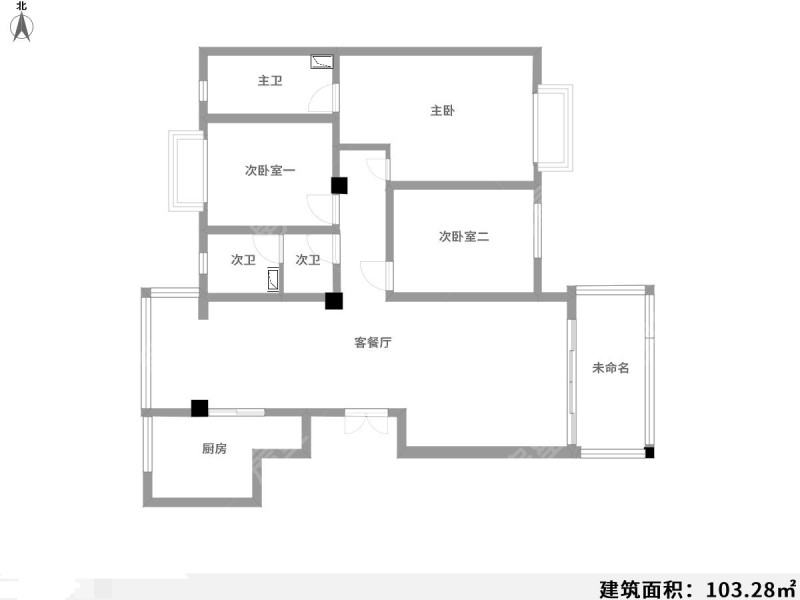 东泰花园一区户型图