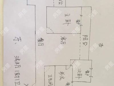 3室1廳1陽臺 興港瓏灣戶型圖