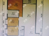 3室2廳 恒泰滇池名門壹號院水語自然苑戶型圖