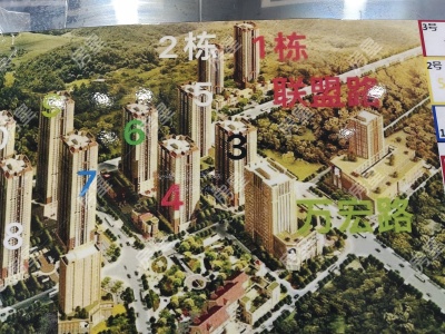 2室2廳1陽臺(tái) 萬宏國際一期