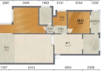 3室2廳2陽臺(tái) 盛世豪庭四期戶型圖