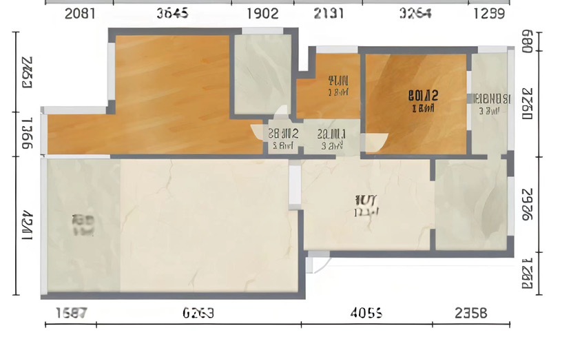 3室2廳2陽臺(tái) 盛世豪庭四期戶型圖