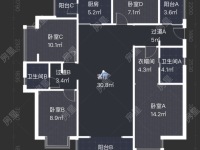 4室2廳 筑友雙河灣璟樾戶型圖