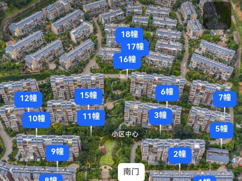 3室2廳2陽臺 城市山小區(qū)平面圖