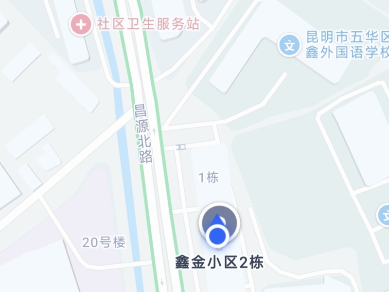 3室2廳2陽臺(tái) 鑫金花園小區(qū)平面圖