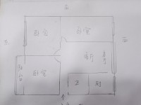 3室2廳1陽(yáng)臺(tái) 林業(yè)調(diào)查規(guī)劃設(shè)計(jì)院(上東城旁)戶型圖