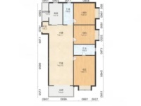 3室2廳2陽臺 萬科500里結(jié)海廬戶型圖