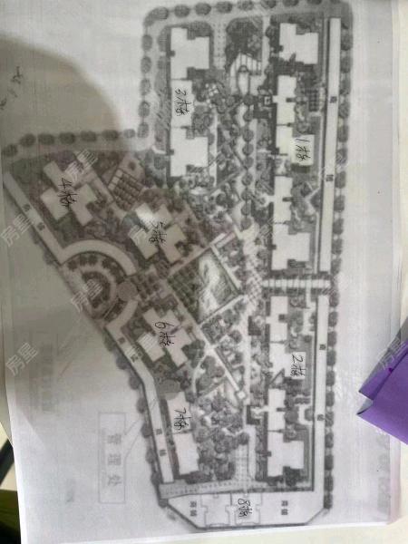 2室2廳1陽臺 遠洋風景小區(qū)平面圖