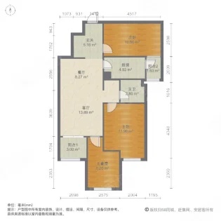 3室2廳1陽臺 華潤中央公園