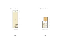 1室1廳1陽(yáng)臺(tái) 潤(rùn)城第二大道公寓戶型圖