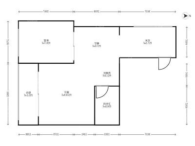 1室1廳1陽臺(tái) 金域緹香