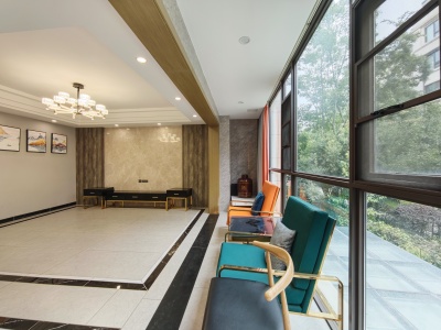 4室3廳1陽臺(tái) 中海云麓九里一期別墅陽臺(tái)