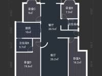 4室2廳3陽臺 江東花城戶型圖