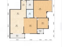 5室2廳2陽臺(tái) 名仕銀航戶型圖